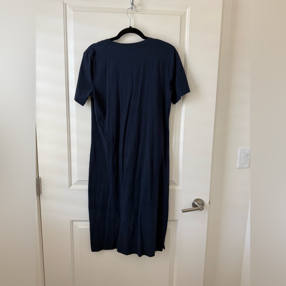J.Crew Midi Henley Knit T-Shirt Dress - Picture 5 of 11